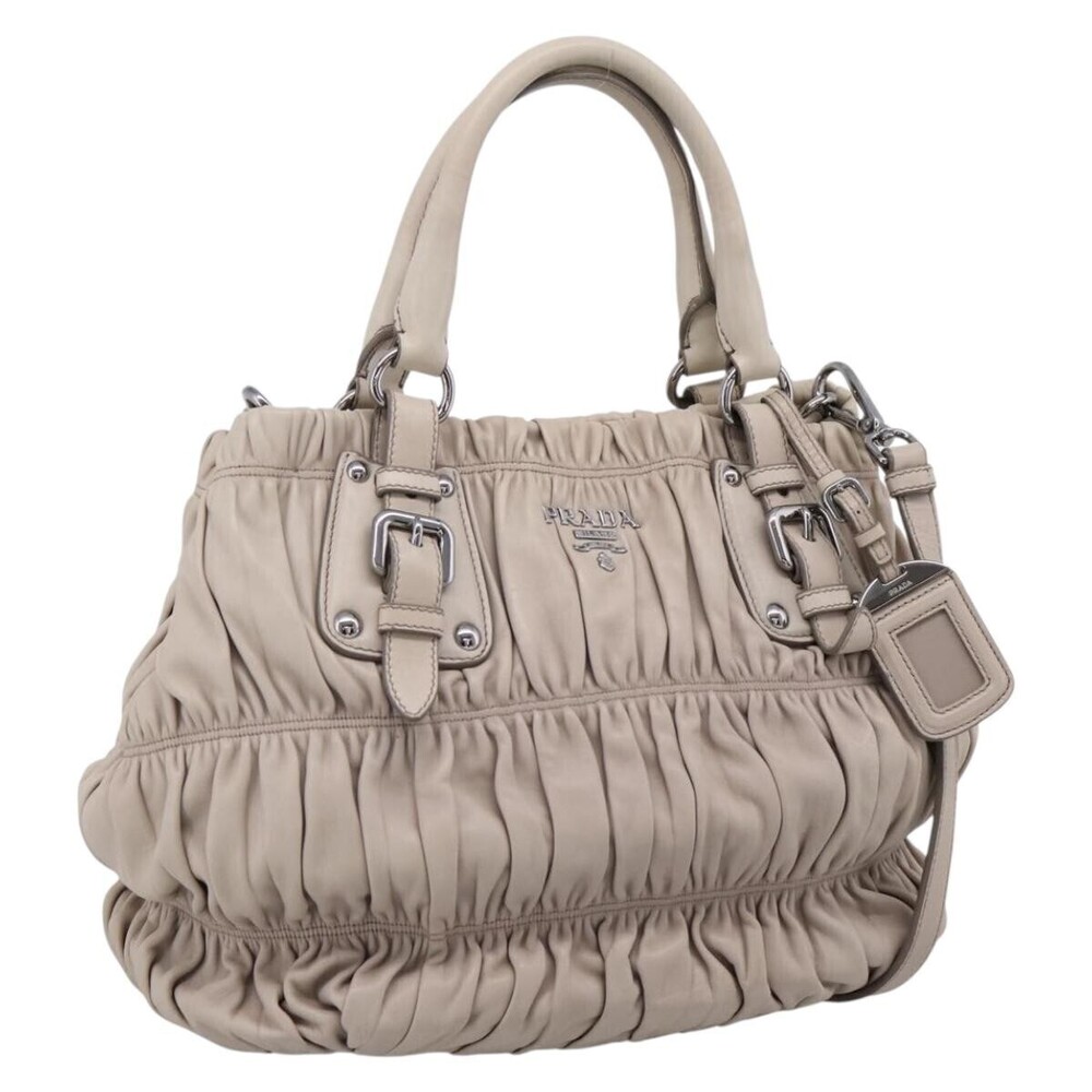 Prada Gaufre Convertible Nappa Leather Medium